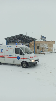 خدمت در برف و بوران تعطیل نمی‌شود