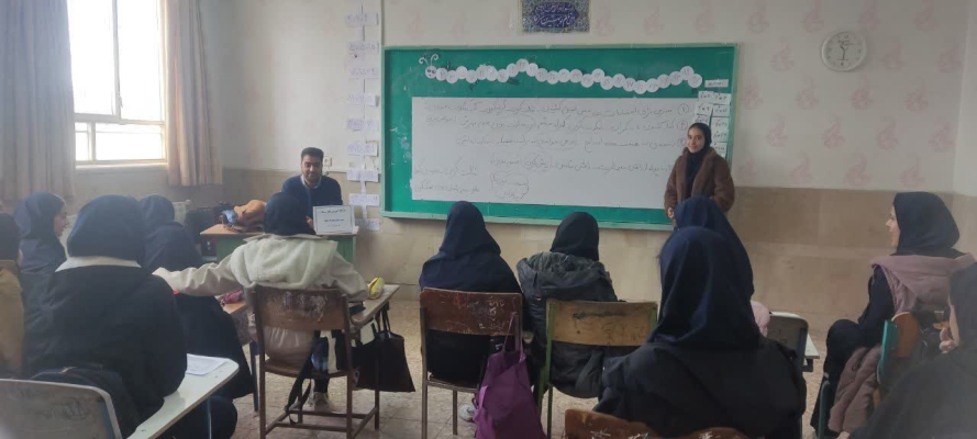 کلاس آموزشی در مدرسه فدک قهریزجان برگزار شد