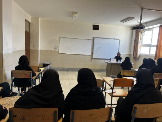 کلاس آموزشی ویژه دانش آموزان مدرسه حضرت مریم (ع) عسگران