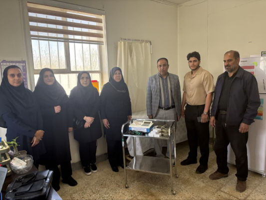 اهدا یک دستگاه نوار قلب (ECG) توسط خیر نیک اندیش نسیم آبادی