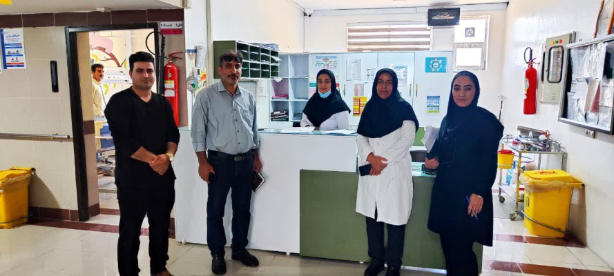 استانداردها و دستوالعمل های بهداشت محیط بیمارستان بهنیا بررسی شد