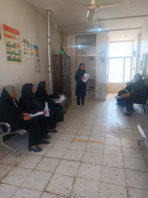 جلسه آموزشی در روستای جعفر آباد برگزار شد