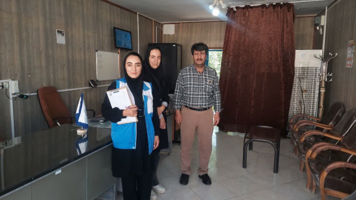 بازدید مشترک از سامانه های آبرسانی روستاهای بخش کرون