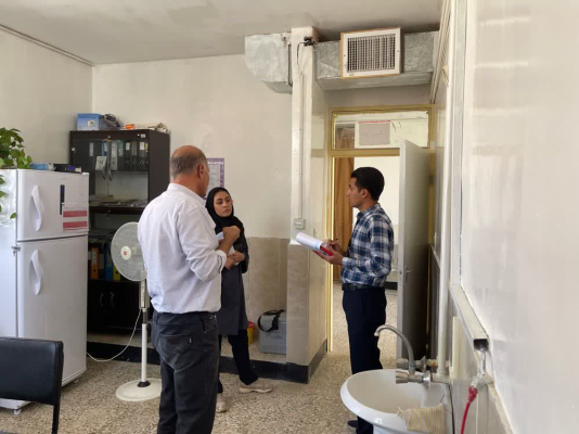 بازدید مشترک از مرکز خدمات جامع سلامت خرمنان 