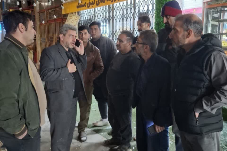 بازدید از اصناف آسیب دیده در حمله دشمن صهیونیستی انجام شد