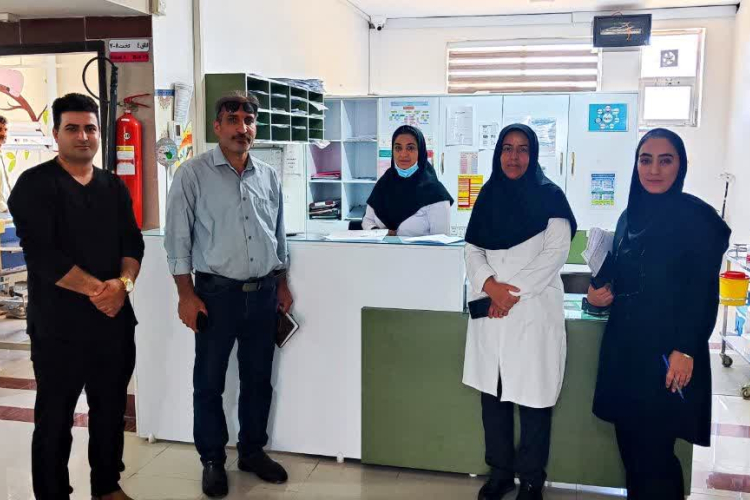 استانداردها و دستوالعمل های بهداشت محیط بیمارستان بهنیا بررسی شد