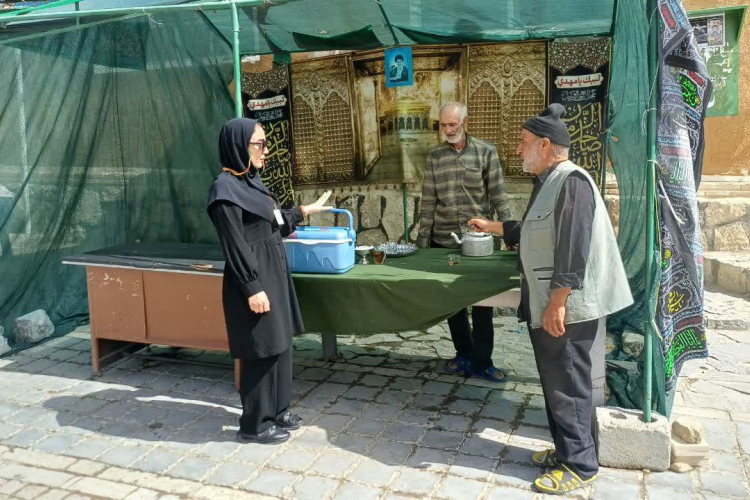 بازدید از مواکب و مراکز توزیع غذا 