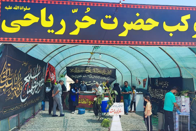 مواکب خدمت رسان شهرستان در مراسم معنوی اربعین حسینی بازدید شد
