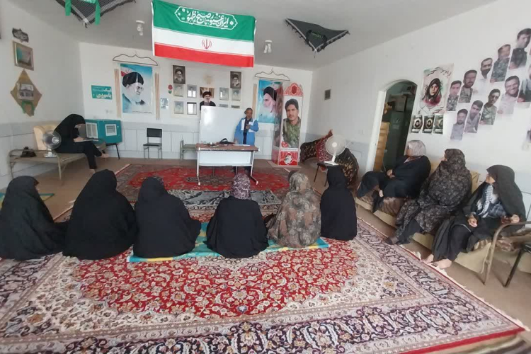 جلسه آموزشی ویژه بانوان در پایگاه بسیج روستای خیرآباد برگزار شد