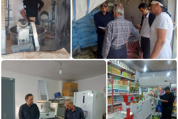 گشت مشترک بازرسی از واحدهای صنفی شهرستان برگزار شد