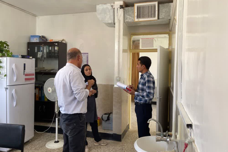 بازدید مشترک از مرکز خدمات جامع سلامت خرمنان 