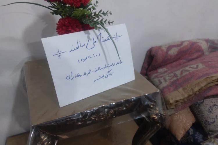 ویزیت سالمندان در منزل در روستای تندران انجام شد