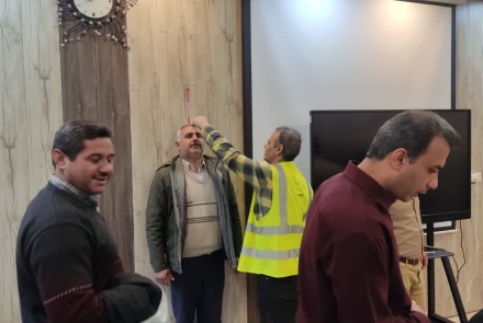  ایستگاه غربالگری پرفشاری خون و دیابت در اداره آموزش و پرورش شهرستان تیران وکرون 