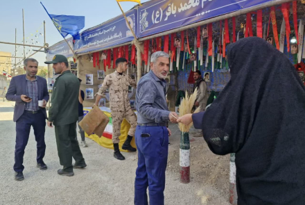 حضور شبکه بهداشت و درمان در گنگره شهدای شهرستان تیران و کرون