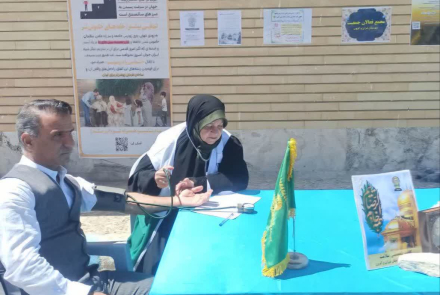 میز خدمت در دوشنبه بازار عسگران برگزار شد
