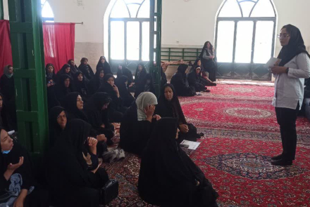 همایش پیاده روی در روستای خیر آباد برگزار شد