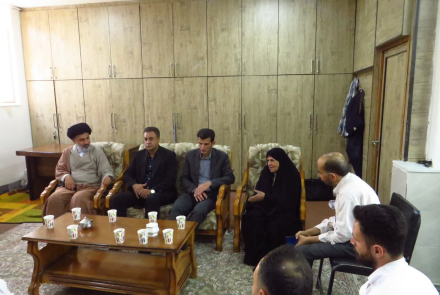 دیدار صمیمانه جمعی از مسئولین با پرسنل اورژانس پیش بیمارستانی شهرستان تیران و کرون