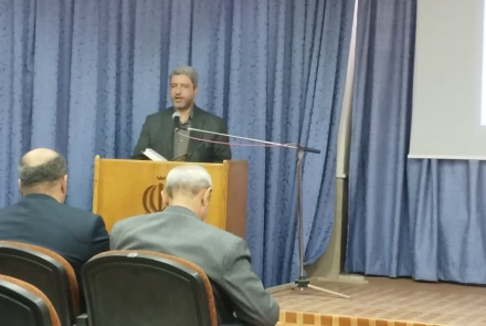 مراسم تکریم و معارفه سرپرست شبکه بهداشت و درمان شهرستان تیران و کرون برگزار شد