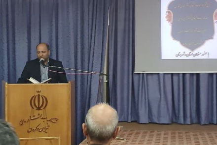 مراسم تکریم و معارفه سرپرست شبکه بهداشت و درمان شهرستان تیران و کرون برگزار شد